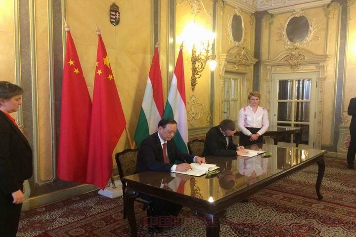卫生计生委副主任、国家中医药管理局王国强率团访问匈牙利