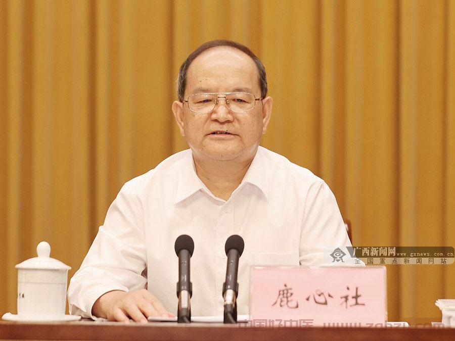 广西壮族自治区党委政府召开全区中医药大会 鹿心社于文明讲话