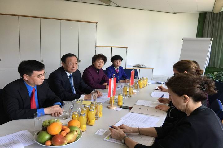卫生计生委副主任、国家中医药管理局王国强率团访问奥地利