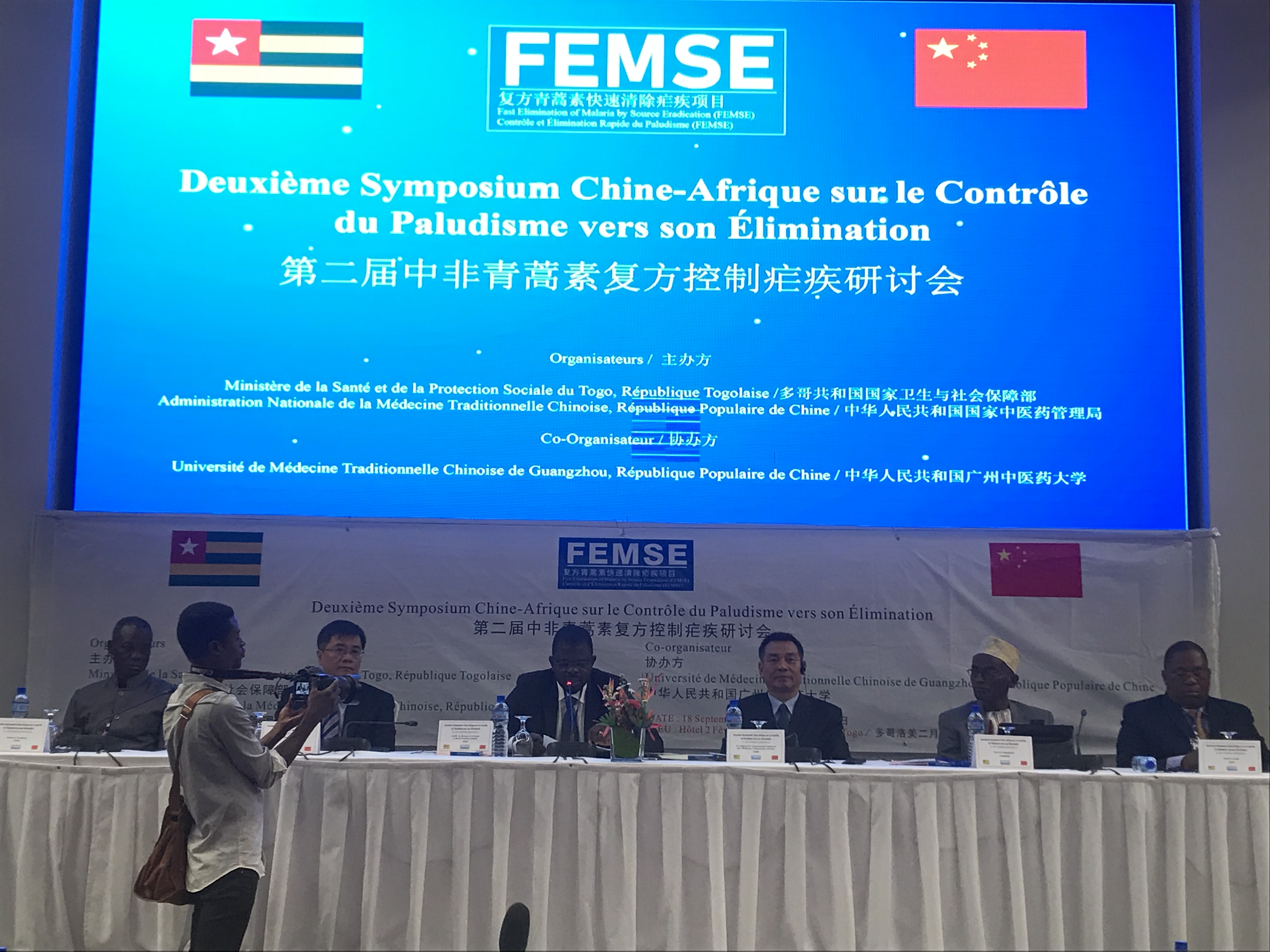 第二届中非青蒿素复方控制疟疾研讨会在多哥洛美召开