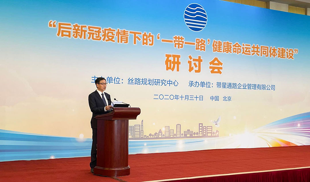 孙达出席“后新冠疫情下的‘一带一路’卫生健康共同体建设研讨会”